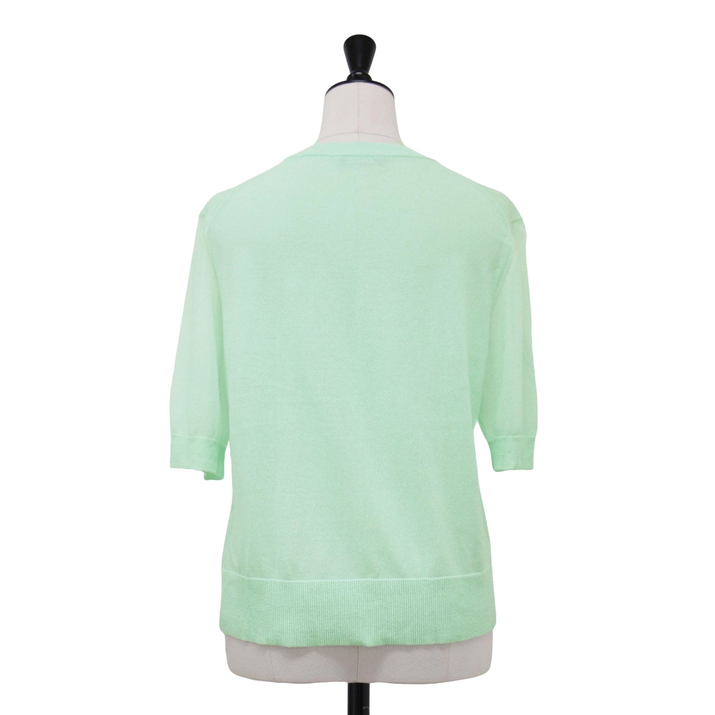 25春夏 シアー 半袖 ニット / Fortuna Harley Sweater セーター プルオーバー コットン リネン ウォッシャブル