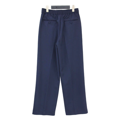 24春夏 ダブルクロス イージー ドロスト テーパード / パンツ ウエストゴム センタープレス