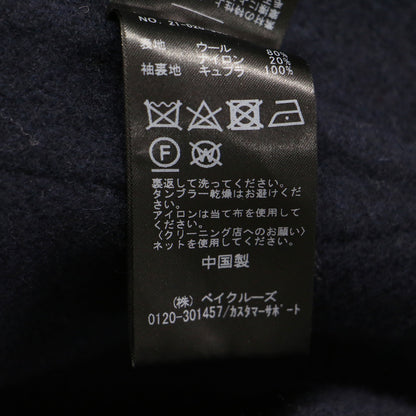 21秋冬 エアリーウール リバー チェスターコート / ガウン 長袖 ロング丈 2B スリット ウール