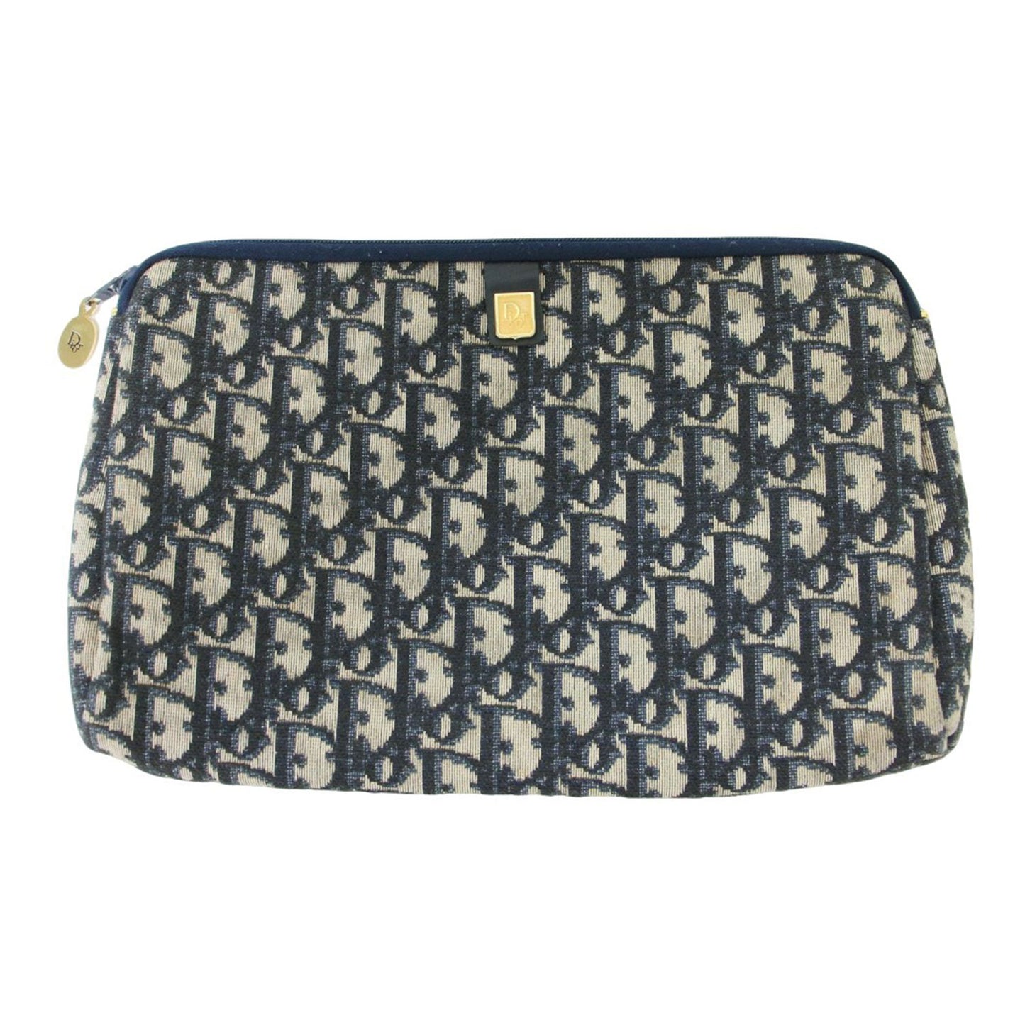 レザー キャンバス トロッター クラッチバッグ / ポーチ モノグラム ヴィンテージ フランス製