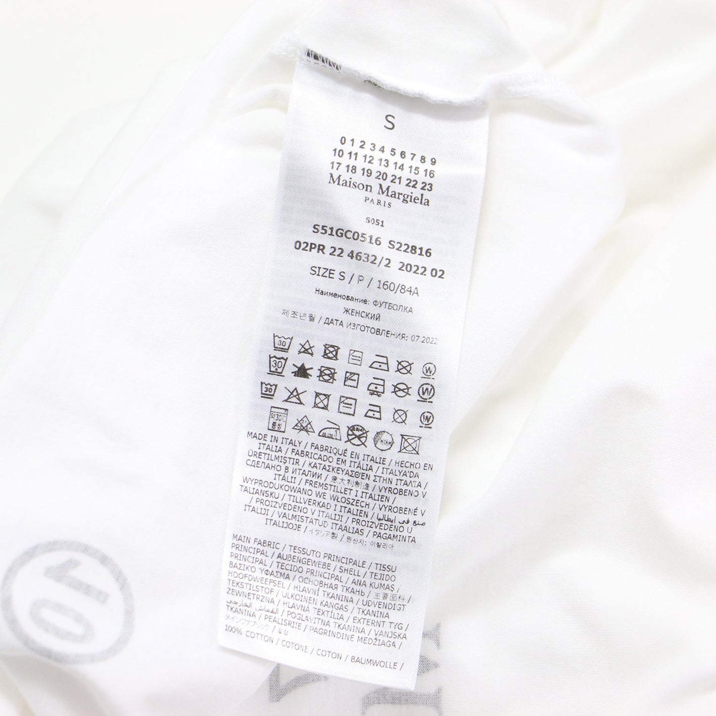 カレンダー ロゴ プリント Tシャツ / カットソー 半袖 クルーネック コットン