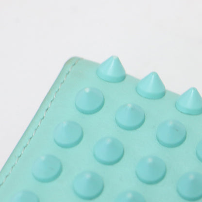 スパイク コンパクト ウォレット / 財布 2つ折り スタッズ レザー 本革