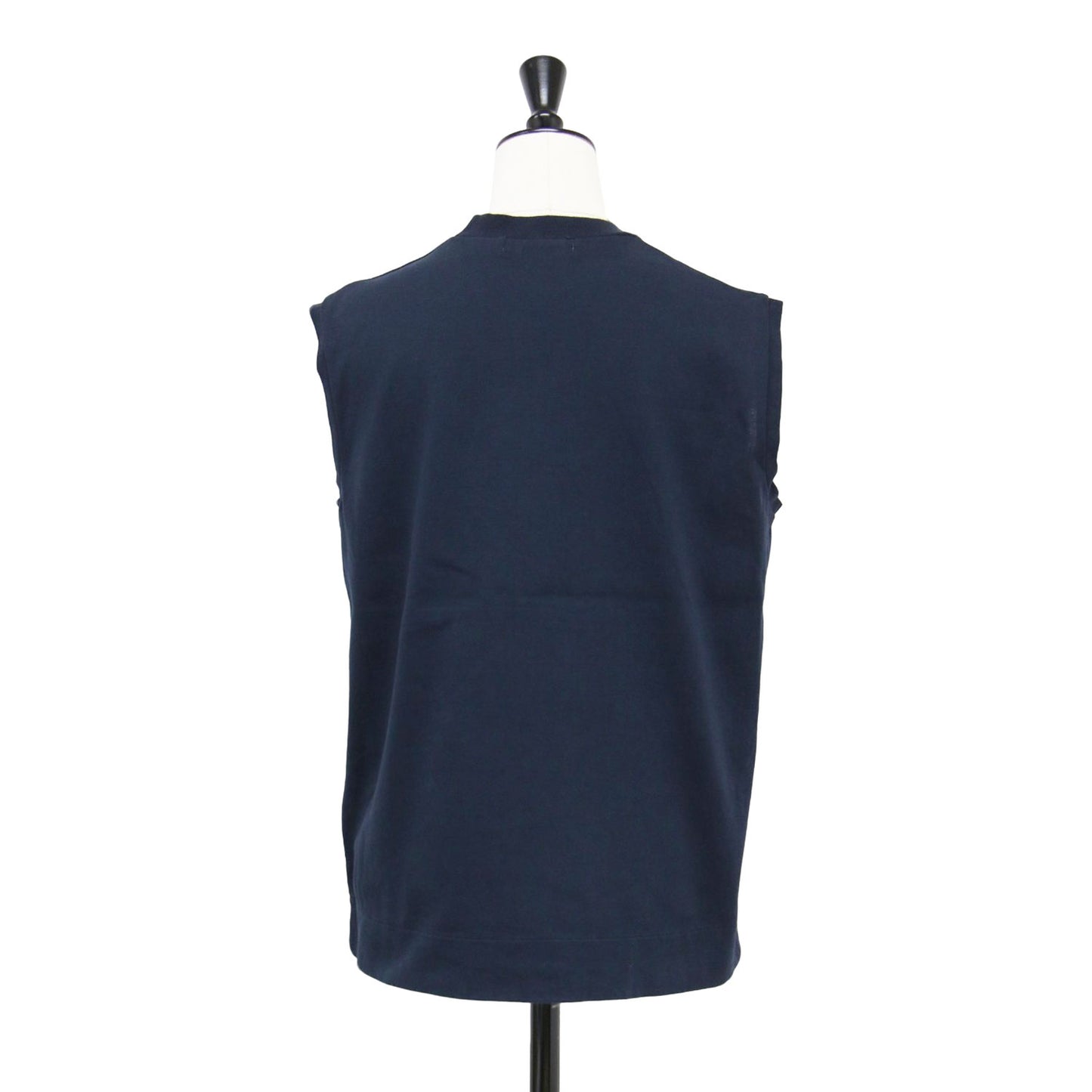 クルーネック ノースリーブ カットソー / タンクトップ コットン ウォッシャブル