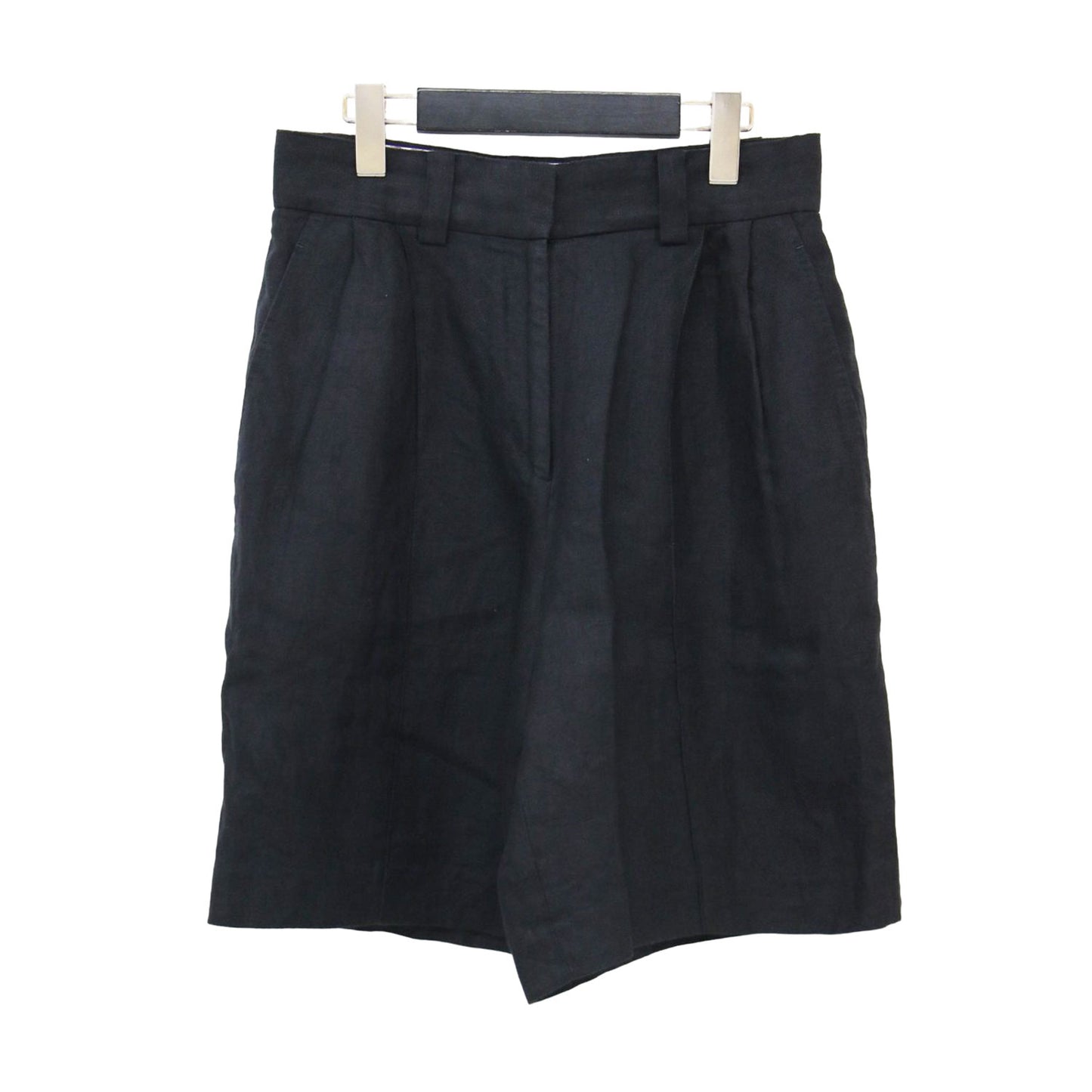 リネン ハーフパンツ / ショートパンツ ピンタック