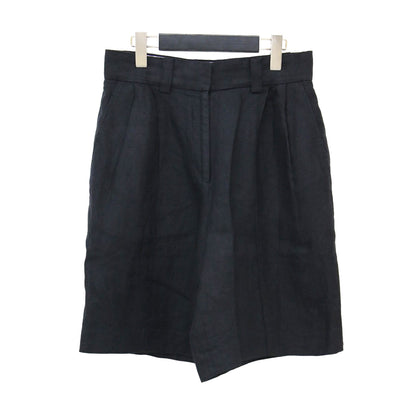 リネン ハーフパンツ / ショートパンツ ピンタック