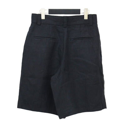 リネン ハーフパンツ / ショートパンツ ピンタック