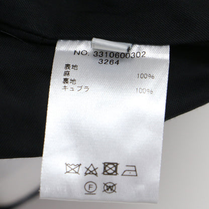 リネン ハーフパンツ / ショートパンツ ピンタック