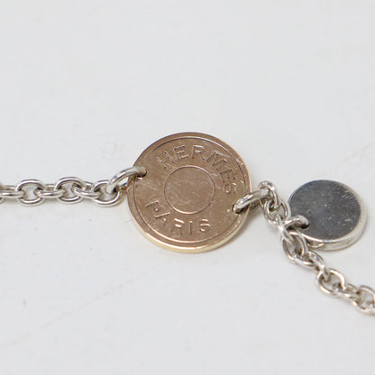 エルメス エクスリブリス ブレスレット / ロゴ K18PG SV925