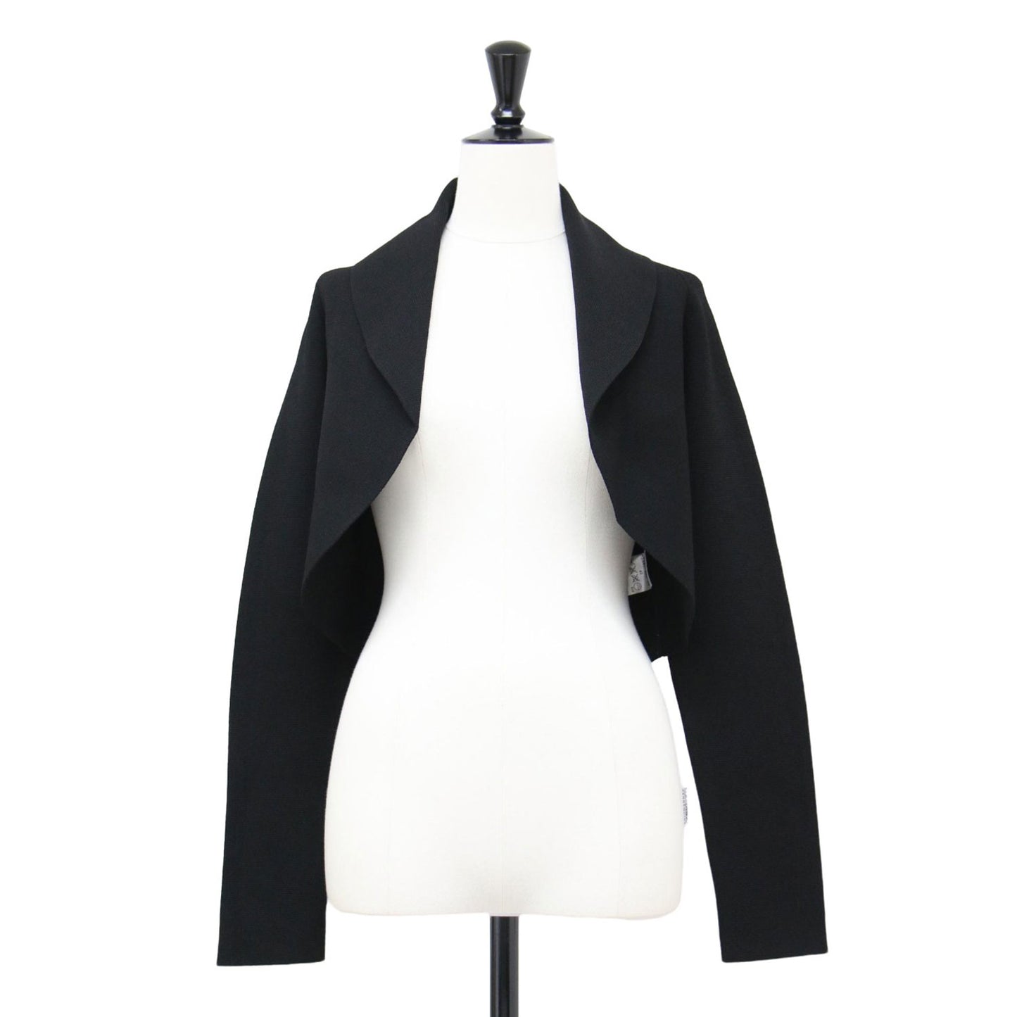 ショールカラー ニット ボレロ / カーディガン 長袖 ボタンレス