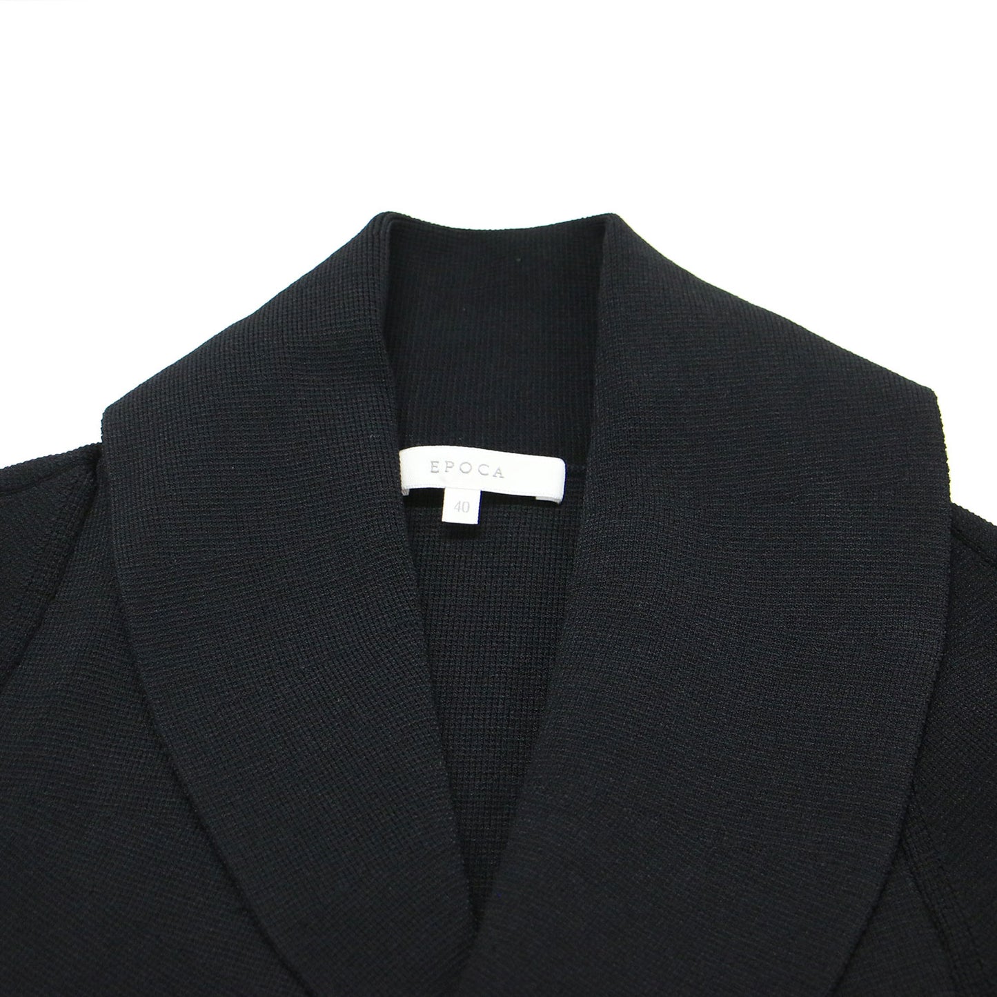 ショールカラー ニット ボレロ / カーディガン 長袖 ボタンレス