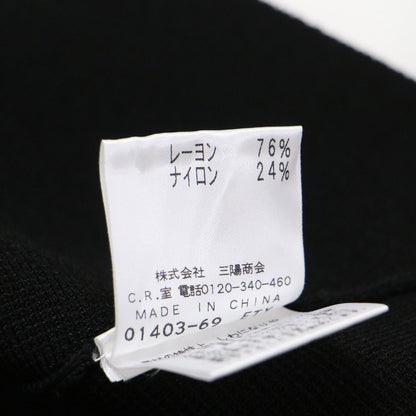 ショールカラー ニット ボレロ / カーディガン 長袖 ボタンレス