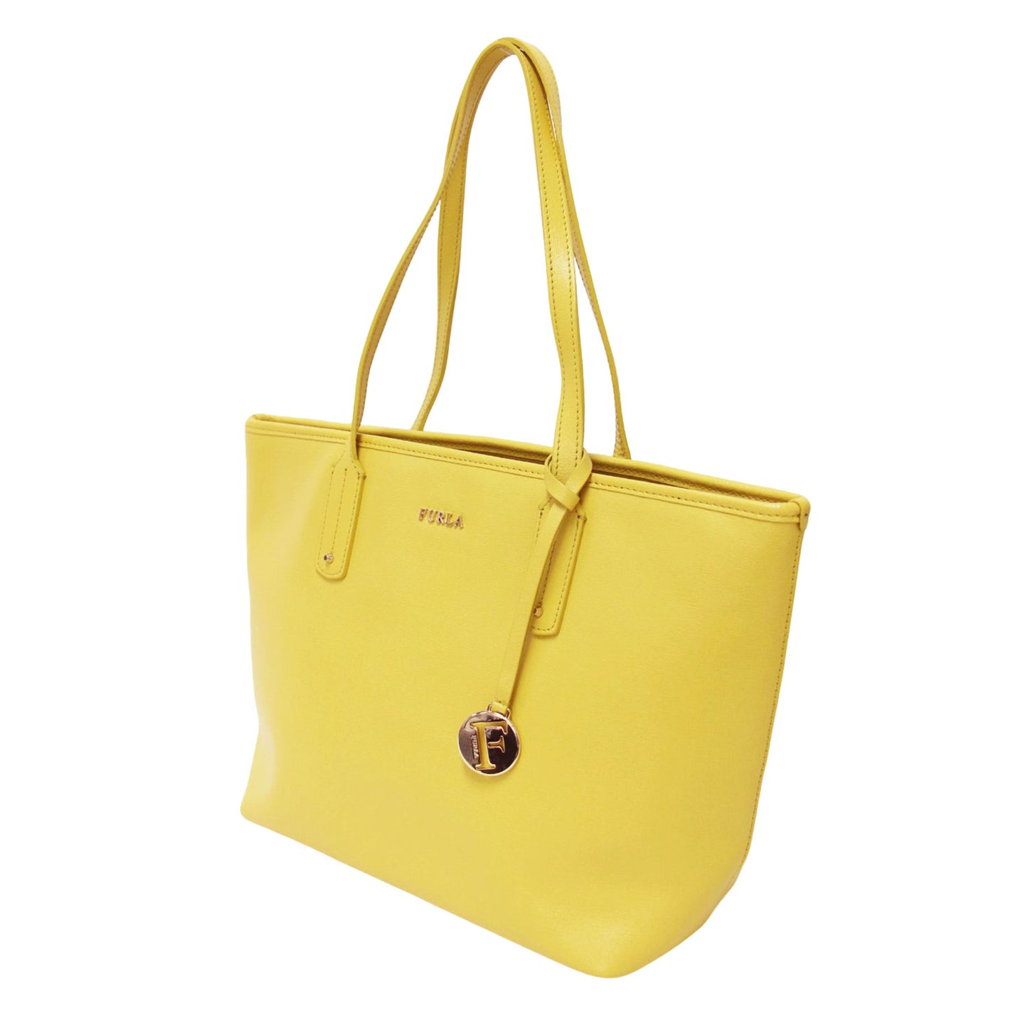 サフィアーノレザー トートバッグ / ハンドバッグ 肩掛け ロゴ