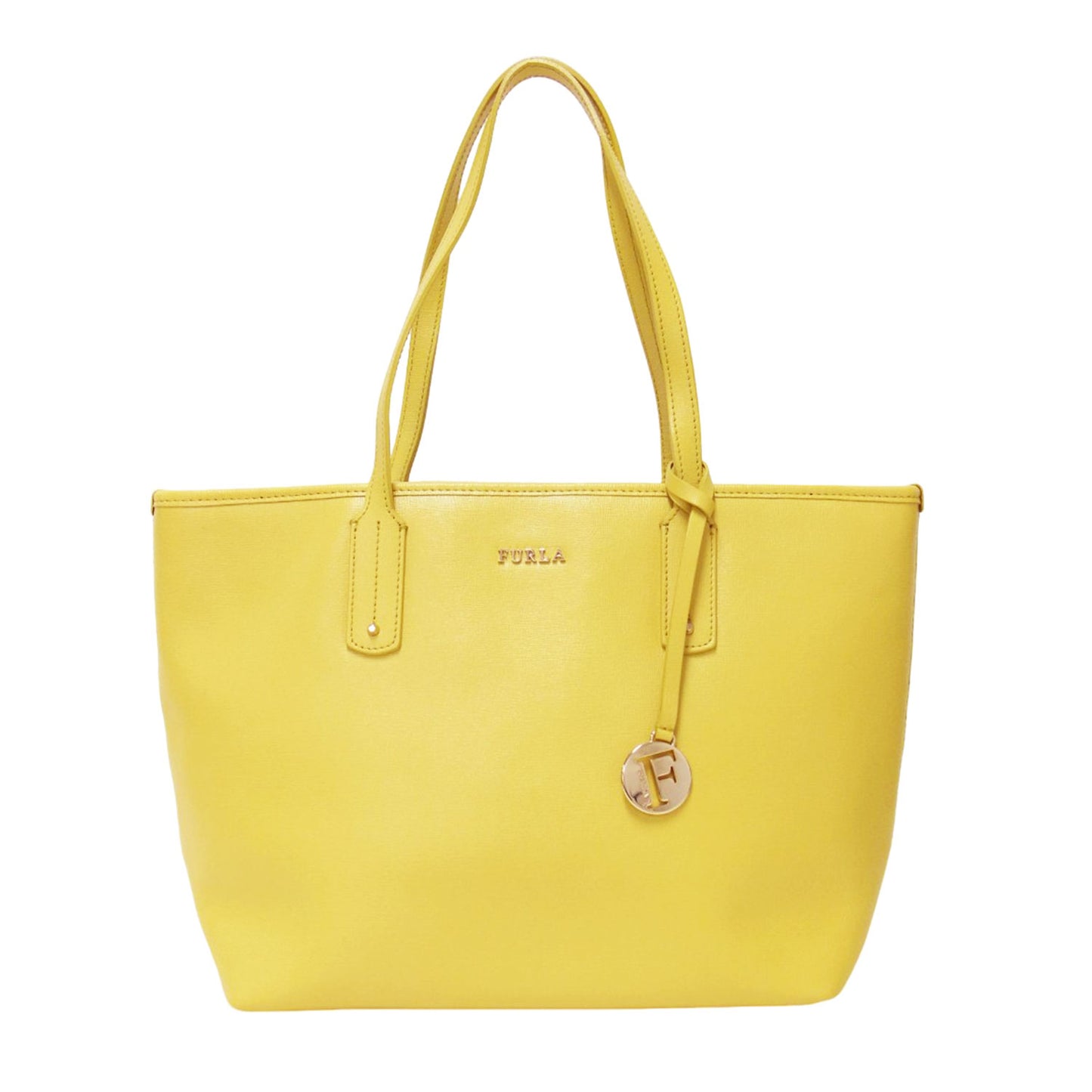 サフィアーノレザー トートバッグ / ハンドバッグ 肩掛け ロゴ