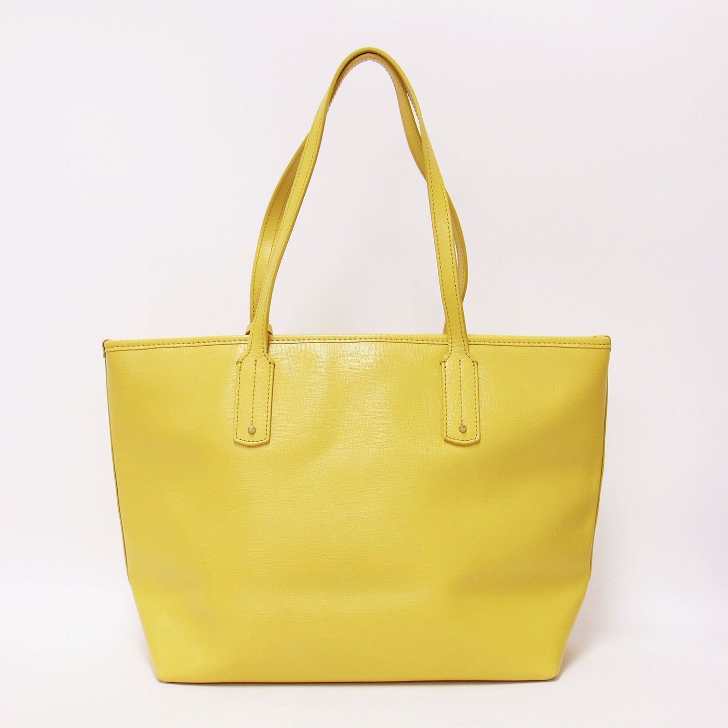 サフィアーノレザー トートバッグ / ハンドバッグ 肩掛け ロゴ