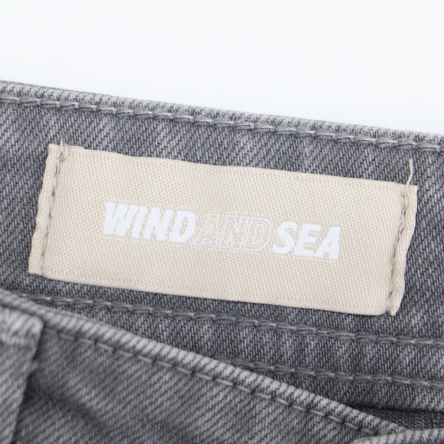 × WIND AND SEA ハイウエスト デニム パンツ 57111522 / High Waist RUTH ストレート 刺繍 ロゴ