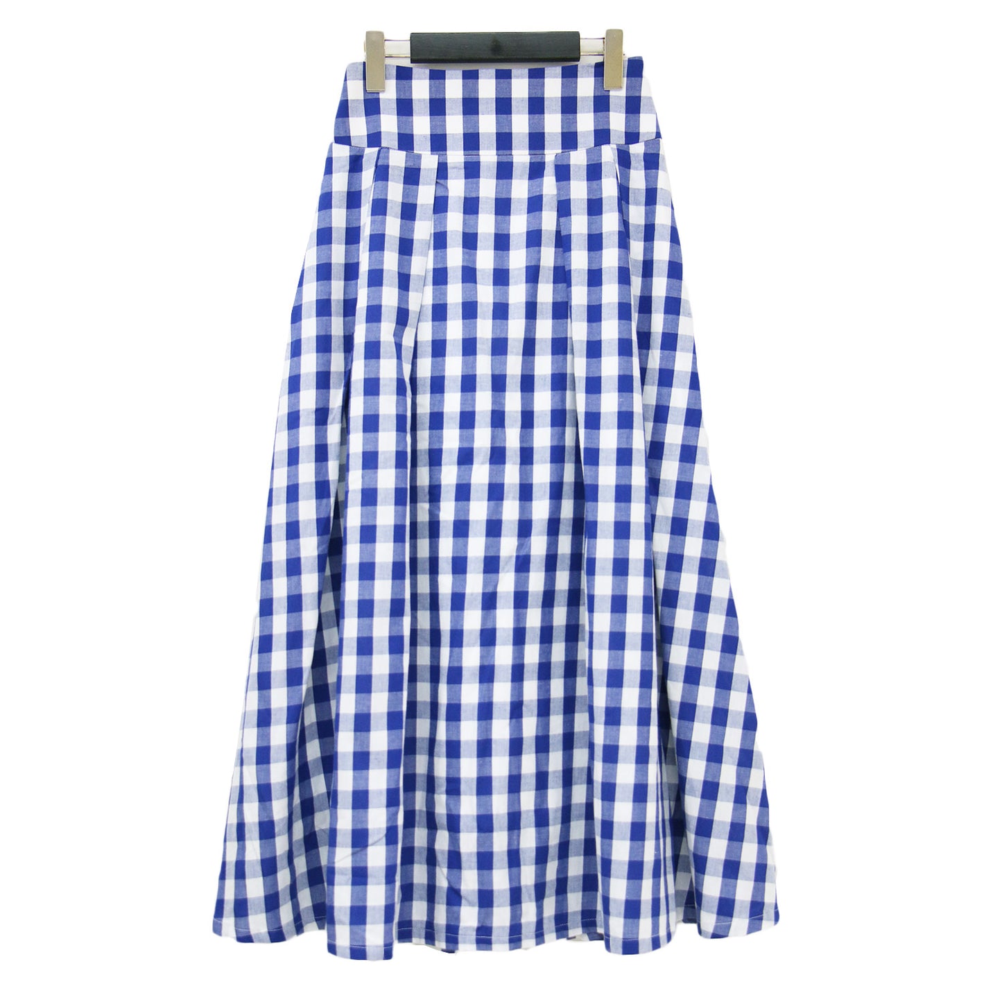 24春夏 ギンガムチェック スカート / GINGHAM CHECK SKIRT マキシ丈 フレア Aライン