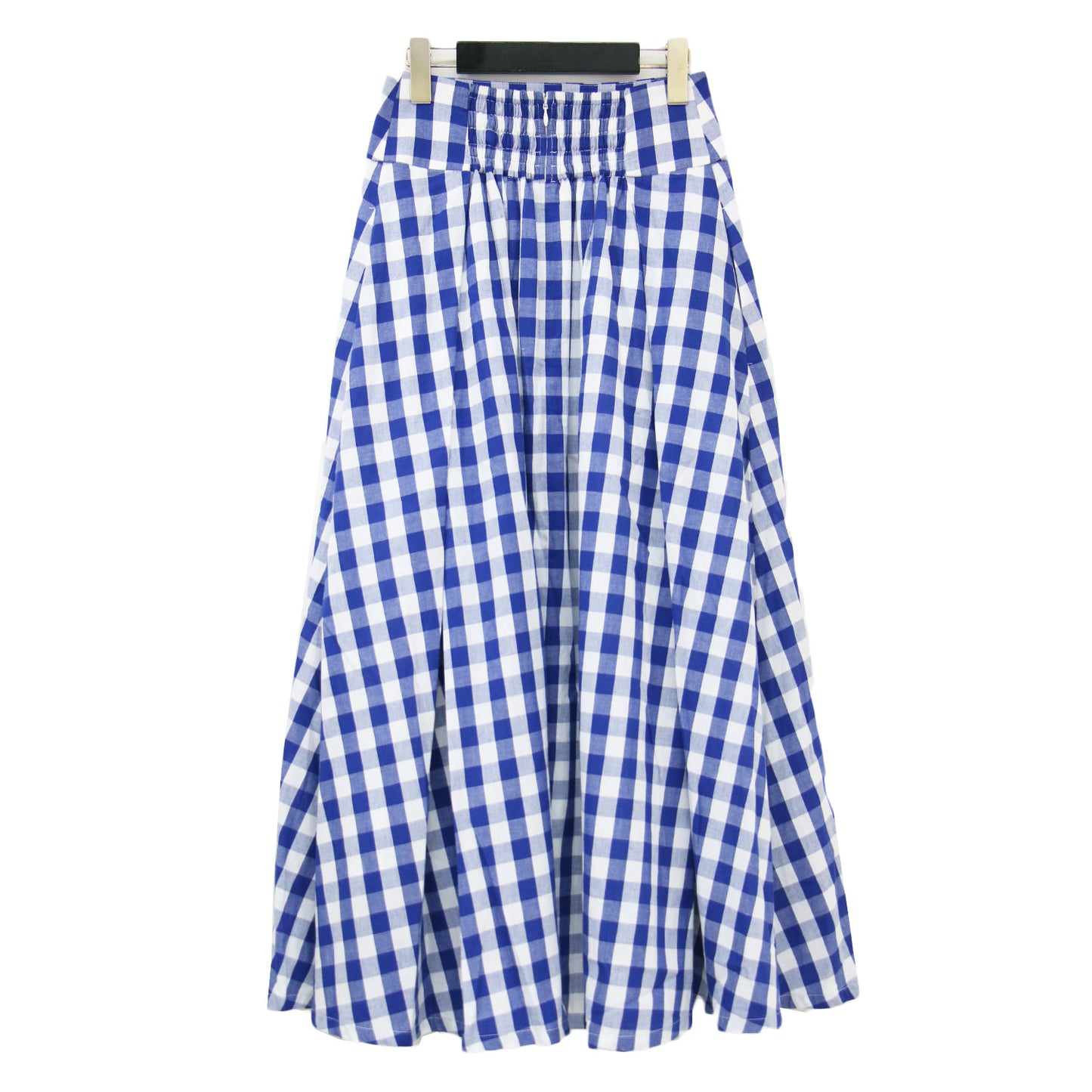 24春夏 ギンガムチェック スカート / GINGHAM CHECK SKIRT マキシ丈 フレア Aライン