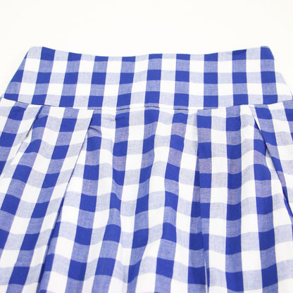 24春夏 ギンガムチェック スカート / GINGHAM CHECK SKIRT マキシ丈 フレア Aライン