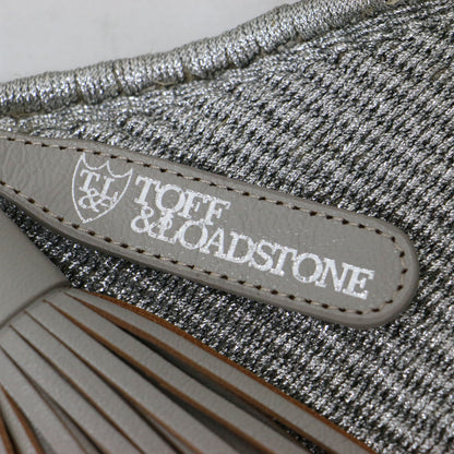 レザー メタリック ワンショルダー カゴバッグ / Hybrid Basket Metallic ハンドバッグ リネン タッセル