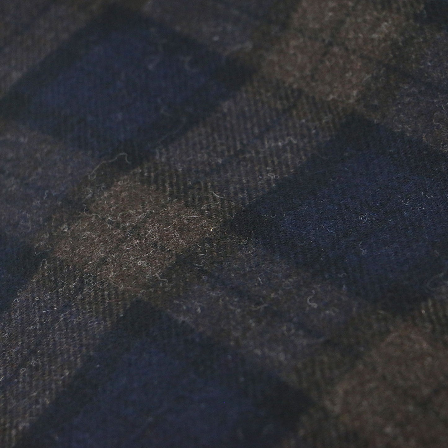 ウール チェック トートバッグ RAX05-01 / ハンドバッグ スクエア ロゴ 刺繍 牛革