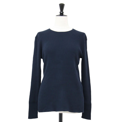 23春夏 クルーネック ロングスリーブ リブ ニット / STEADY COTTON CREW NECK PO プルオーバー コットン