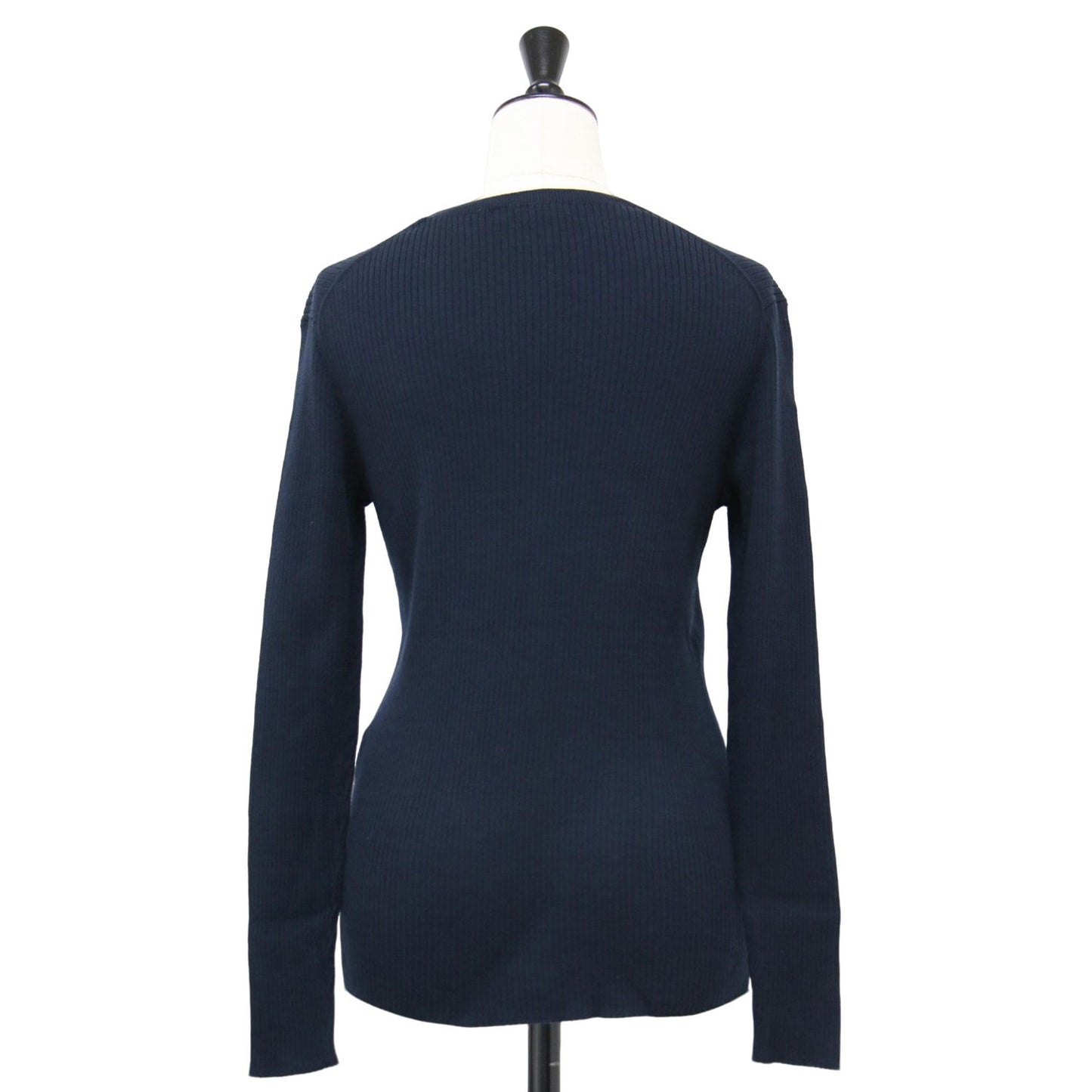 23春夏 クルーネック ロングスリーブ リブ ニット / STEADY COTTON CREW NECK PO プルオーバー コットン