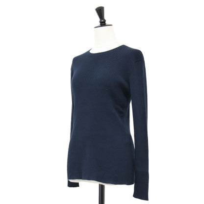 23春夏 クルーネック ロングスリーブ リブ ニット / STEADY COTTON CREW NECK PO プルオーバー コットン