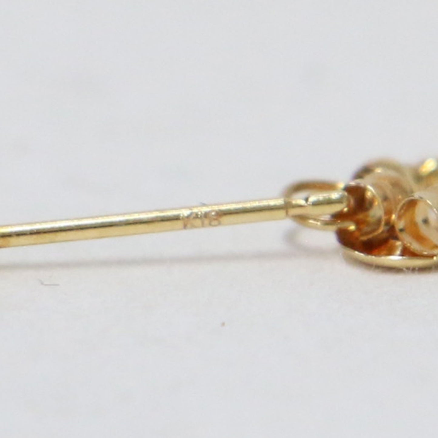 K18YG フープ ピアス / 両耳用