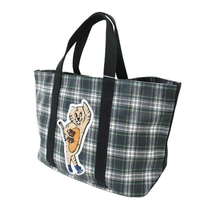 × UNITED ARROWS 別注 タイガー チェック トートバッグ / ハンドバッグ 肩掛け 刺繍