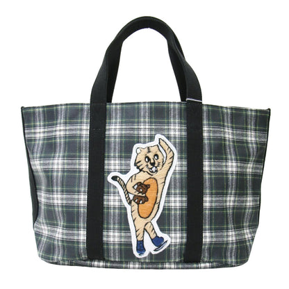 × UNITED ARROWS 別注 タイガー チェック トートバッグ / ハンドバッグ 肩掛け 刺繍