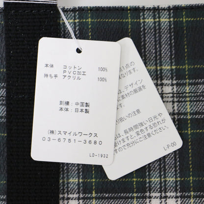 × UNITED ARROWS 別注 タイガー チェック トートバッグ / ハンドバッグ 肩掛け 刺繍