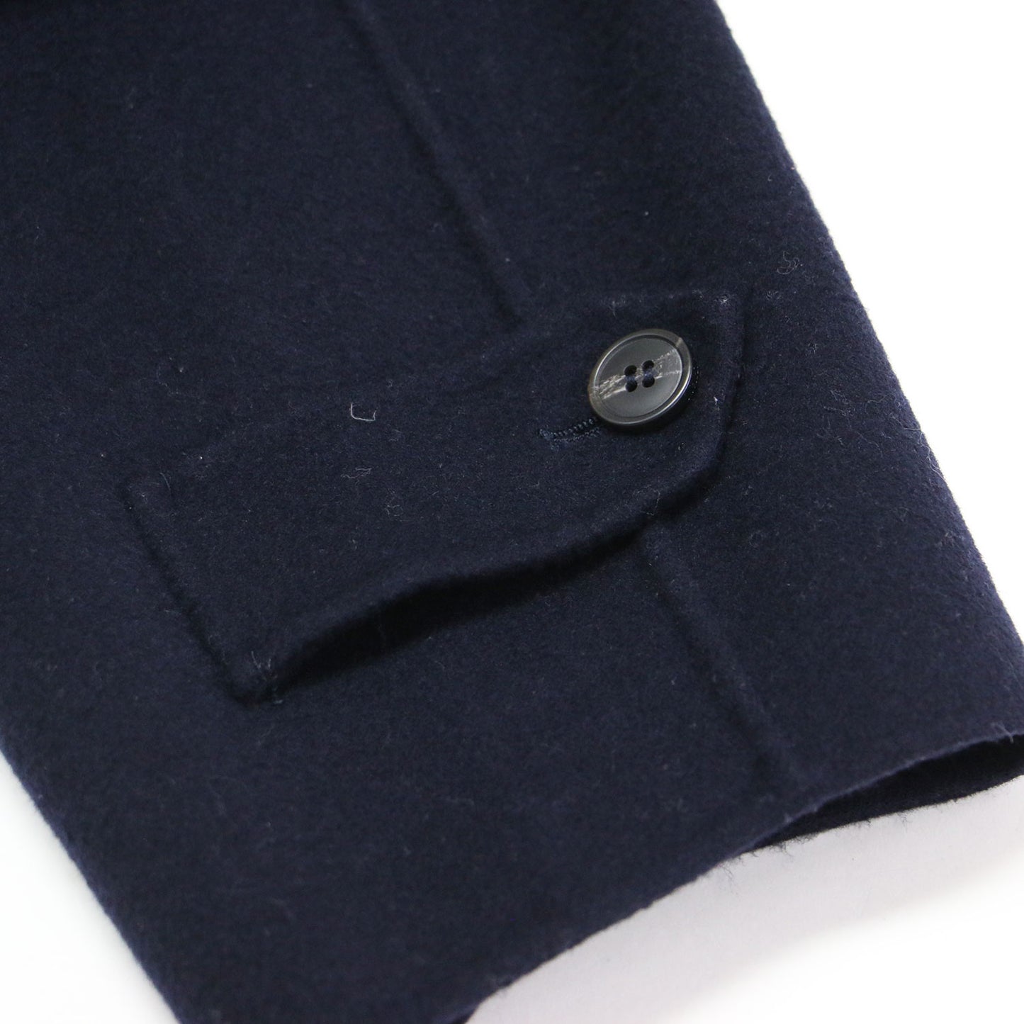 フード付き ショート ダッフルコート / ジャケット 長袖 クロップド丈 ワイド ウール