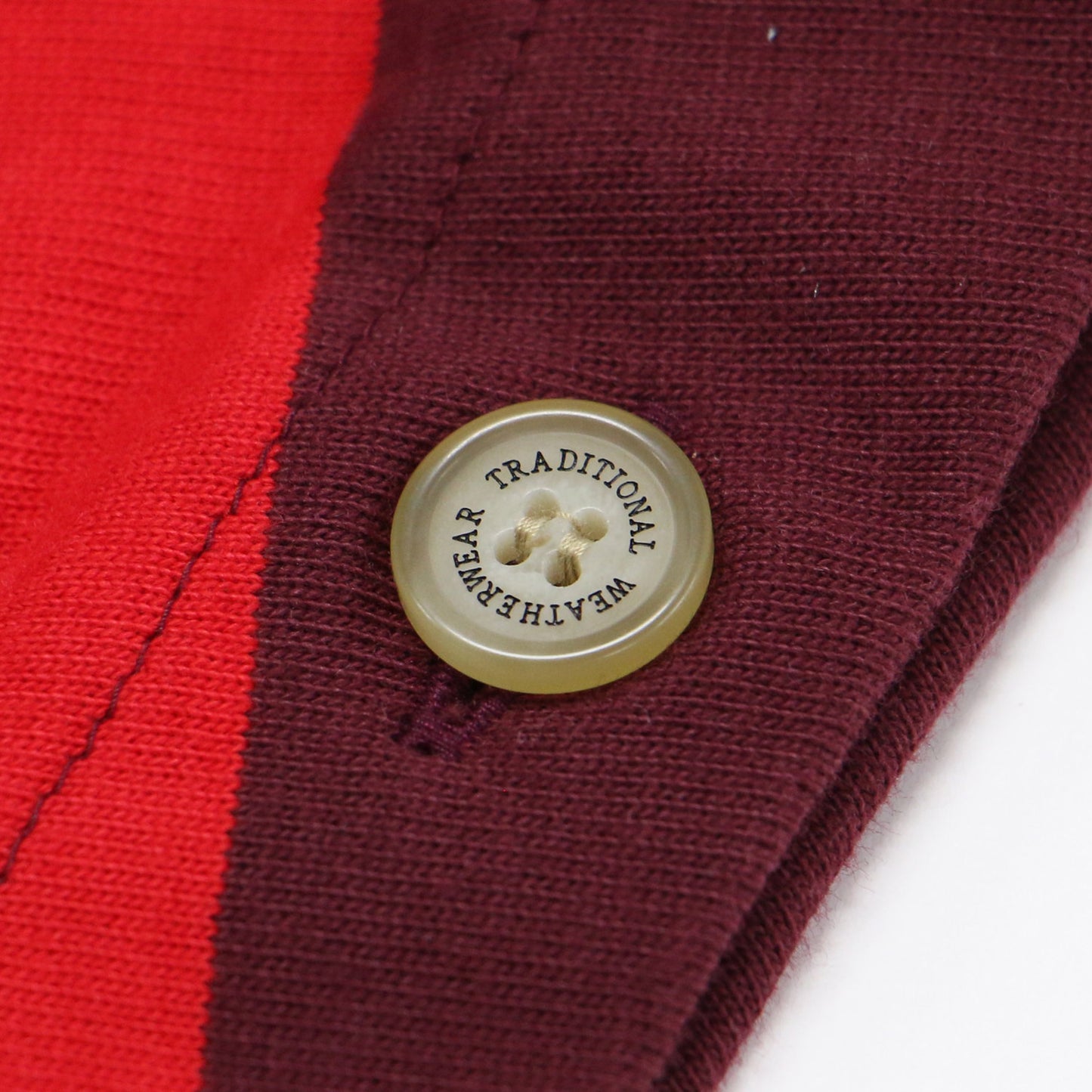 袖釦 ボーダー カットソー / Tシャツ 長袖 ボートネック ワイドシルエット コットン