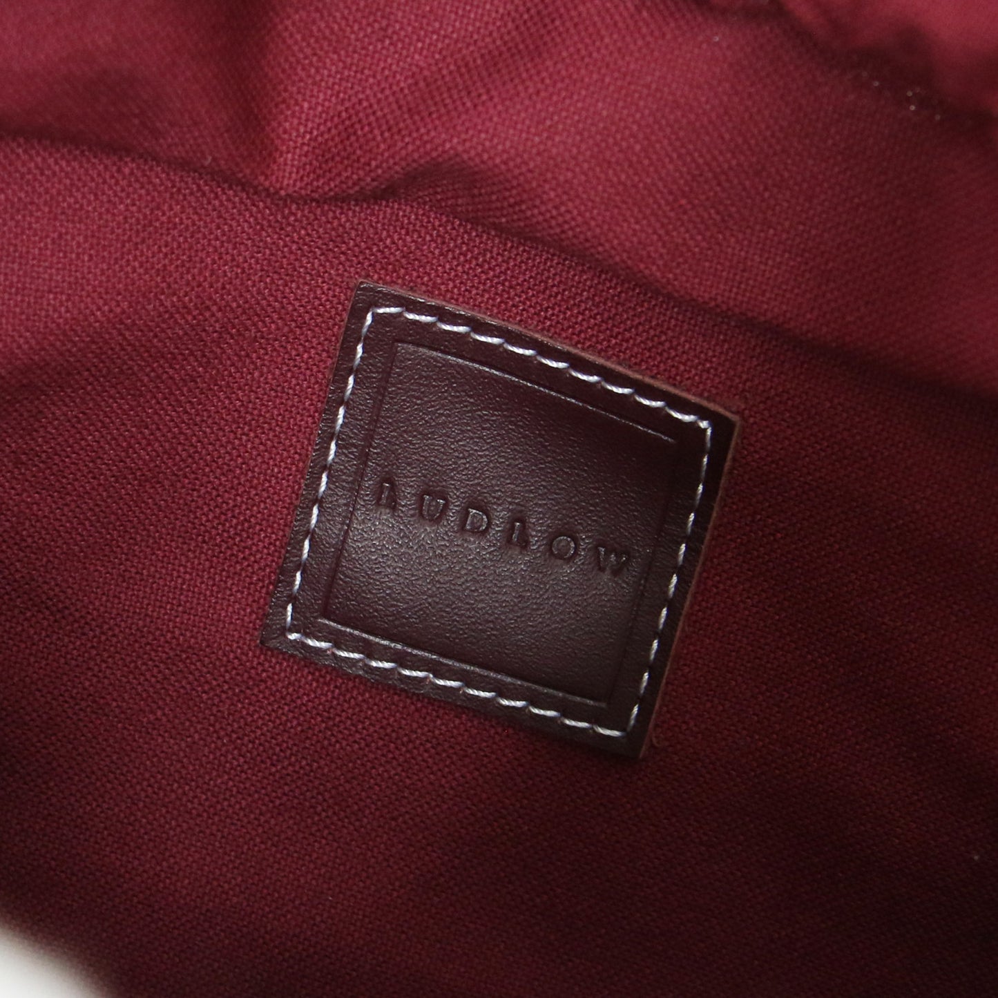 レザートリム コーデュロイ トートバッグ / ハンドバッグ コットン 牛革