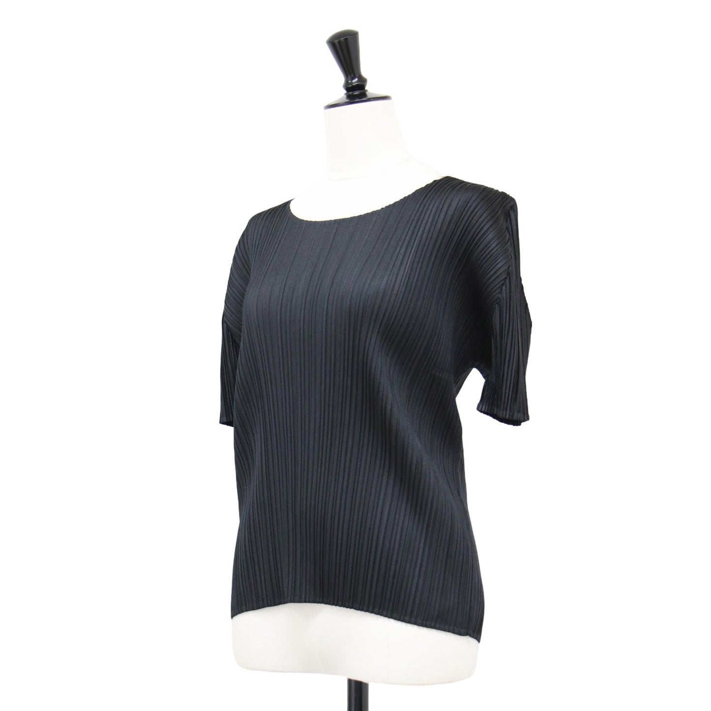 半袖 プリーツ カットソー PP55-JK103 / BASICS プルオーバー ウォッシャブル