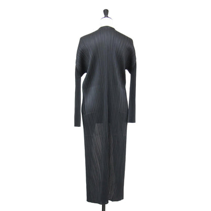 ベーシック プリーツ カーディガン PP55-JA109 / BASICS 長袖 ロング丈 ウォッシャブル