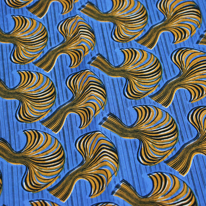 24春夏 アフリカンプリント ギャザー マキシ スカート / ロング丈 フレア ウエストゴム コットン レーヨン ウォッシャブル