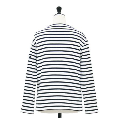 ウエッソン ボーダー バスクシャツ / カットソー Tシャツ ボートネック 長袖 コットン