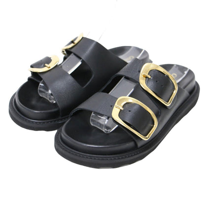 ビッグ ダブルバックル サンダル / BIG DOUBLE BUCKLE SANDALS レザー 本革
