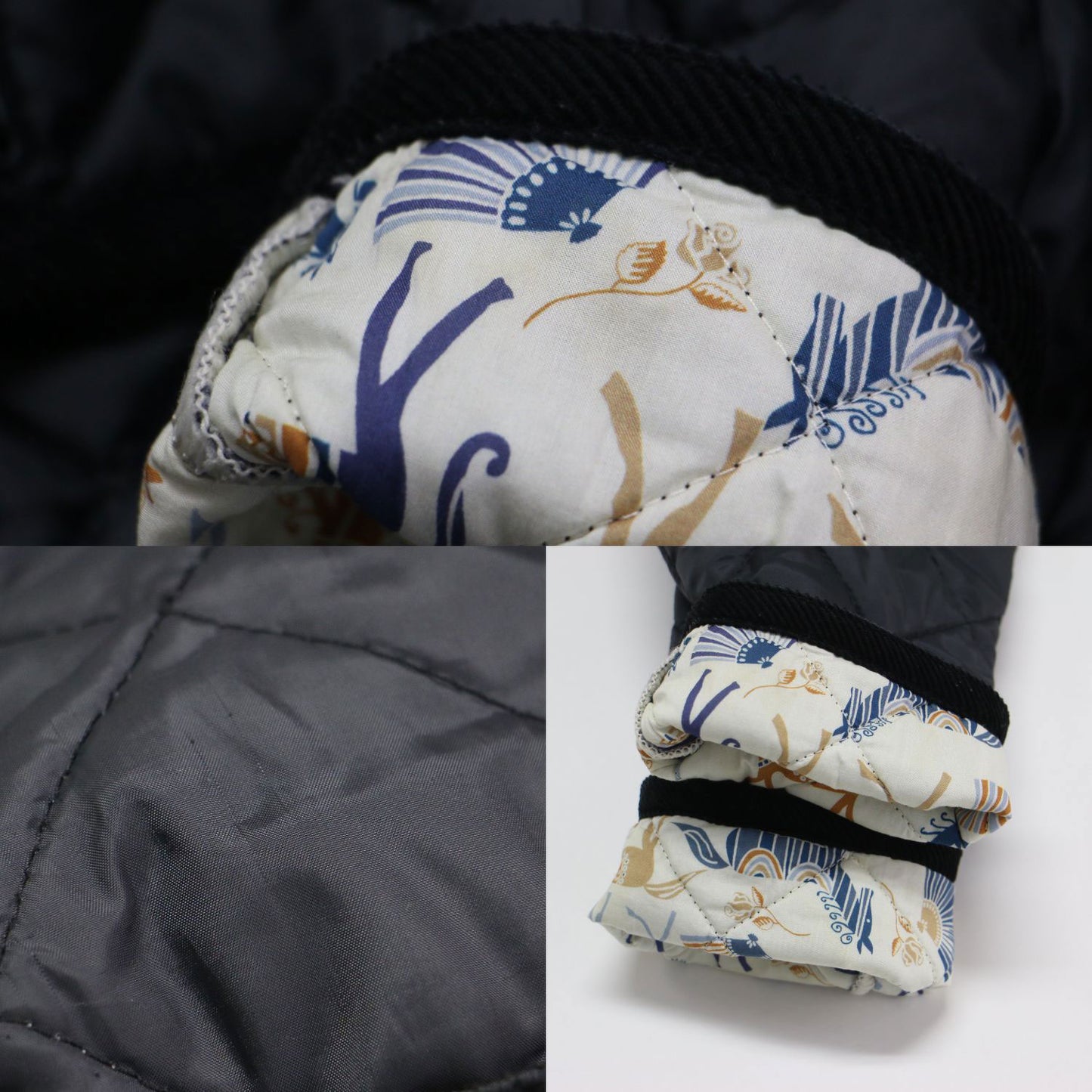 BRUNDON リバティ フード付き キルティングコート / LIBERTY 長袖 ロング丈 Aライン 撥水加工 50周年記念限定