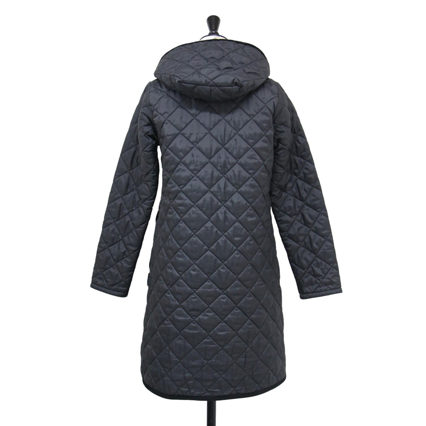 BRUNDON リバティ フード付き キルティングコート / LIBERTY 長袖 ロング丈 Aライン 撥水加工 50周年記念限定