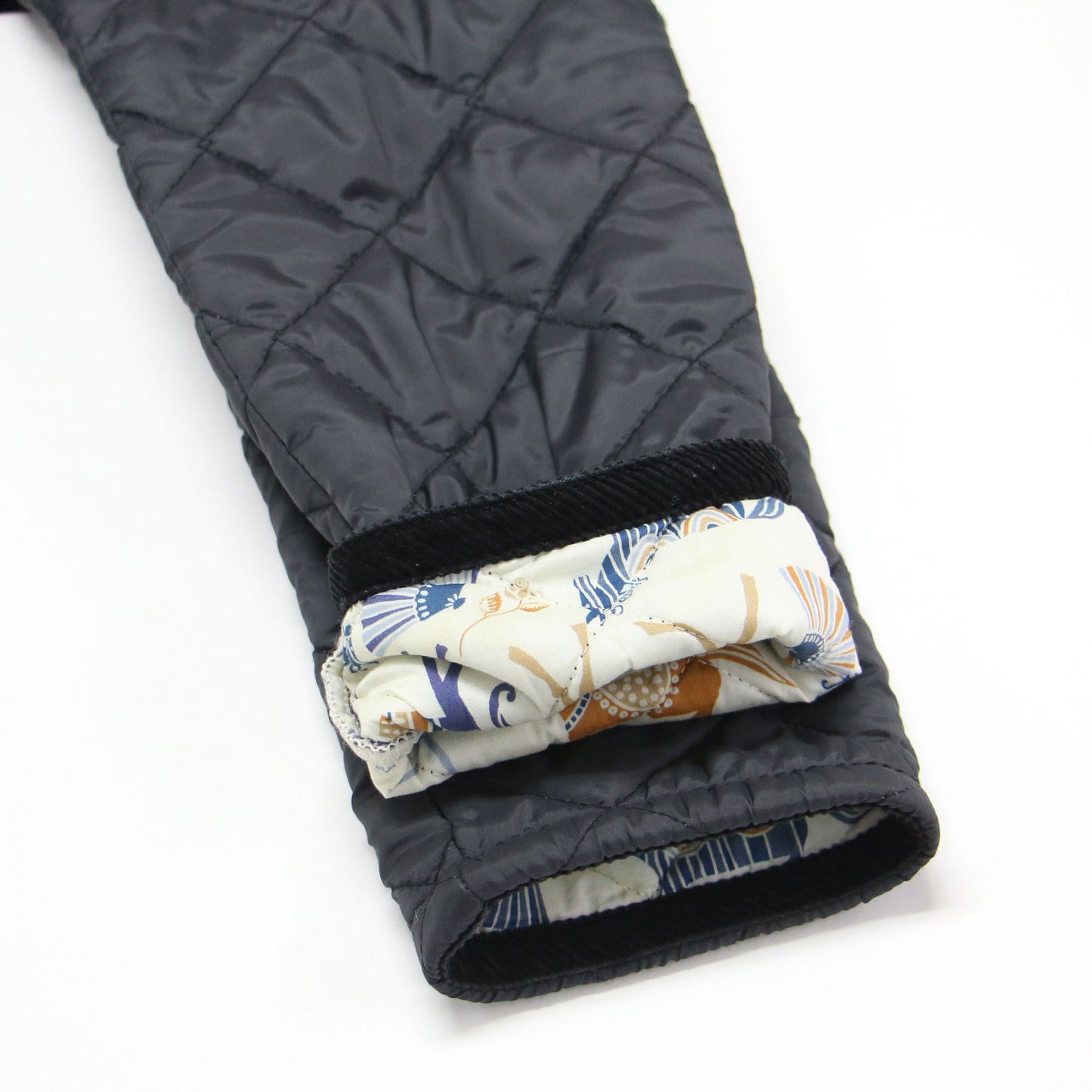 BRUNDON リバティ フード付き キルティングコート / LIBERTY 長袖 ロング丈 Aライン 撥水加工 50周年記念限定