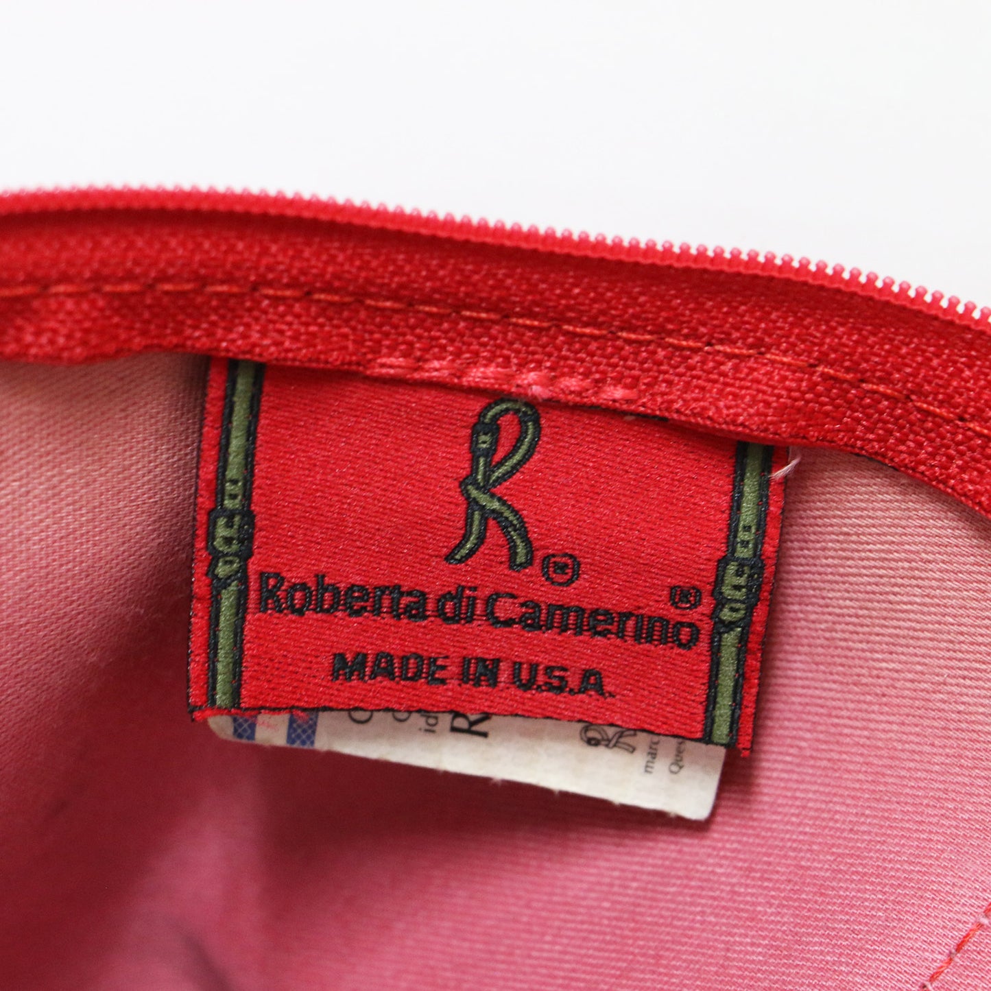 総柄 レザー トート ハンドバッグ / トラベルバッグ 肩掛け アメリカ製