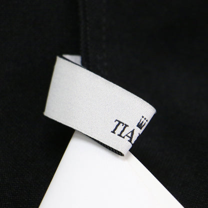 22春夏 麻調 2WAY フレア ブラウス / ジャケット クールネック 半袖 フリル