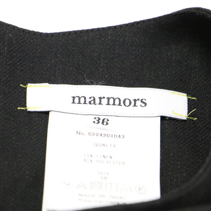 フレンチスリーブ リネン フレア ブラウス / french sleeve flare blouse ノースリーブ ワイド Aライン