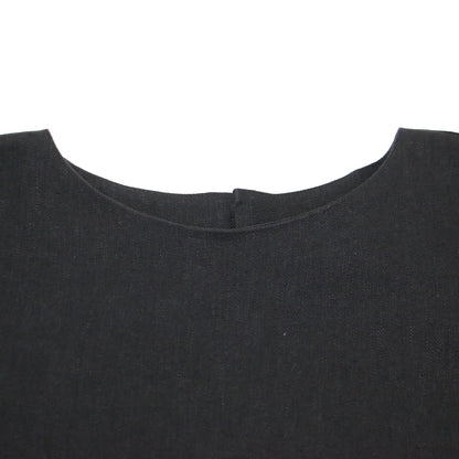 フレンチスリーブ リネン フレア ブラウス / french sleeve flare blouse ノースリーブ ワイド Aライン