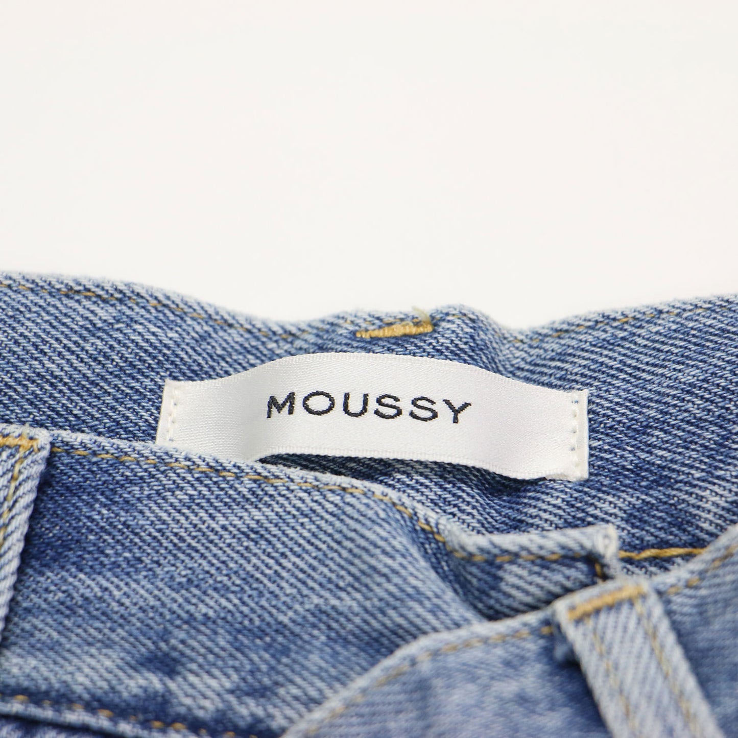 24春夏 クロスウエスト ワイド ストレート デニム パンツ / CROSS WAIST WIDE STRAIGHT コットン