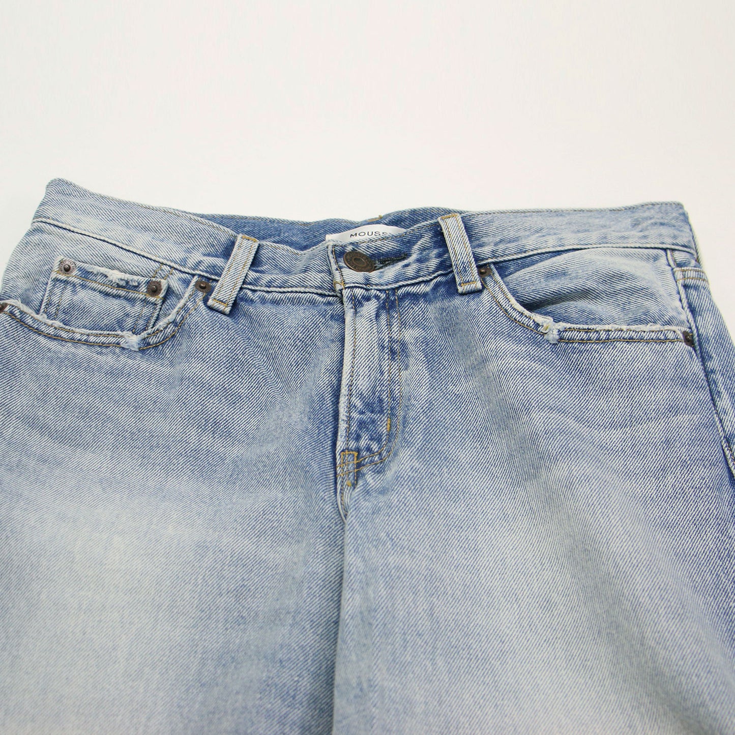 ヴィンテージ風 ローライズ デニム パンツ / 90S LOWRISE LOOSE STRAIGHT ストレート フルレングス コットン