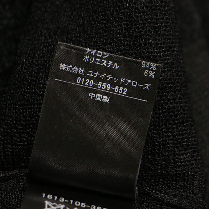 24秋冬 ナイロン ブライトシアー クルーネック ニット / プルオーバー 長袖 ワイド