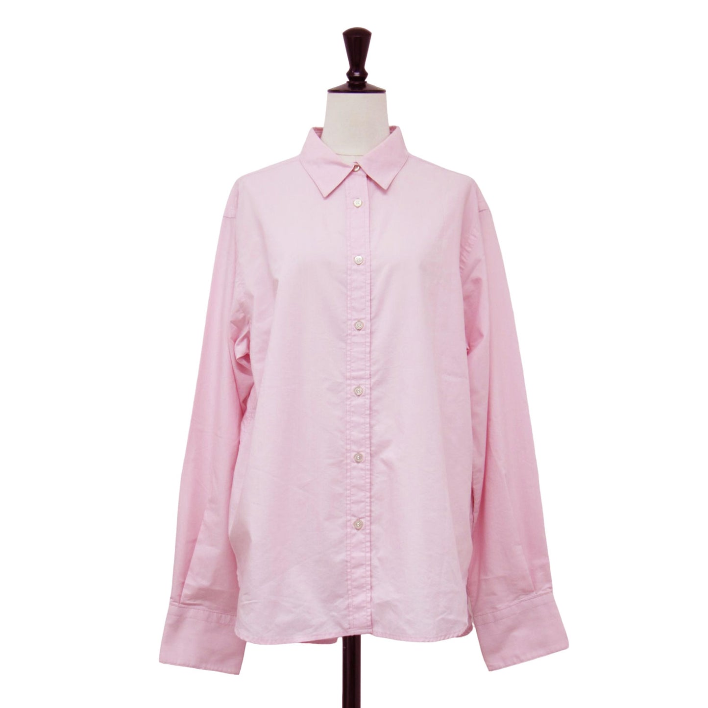 23春夏 オーガニックローン レギュラーシャツ / 長袖 タック コットン